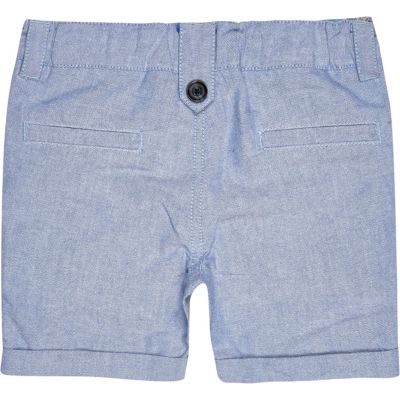 Mini boys blue shorts